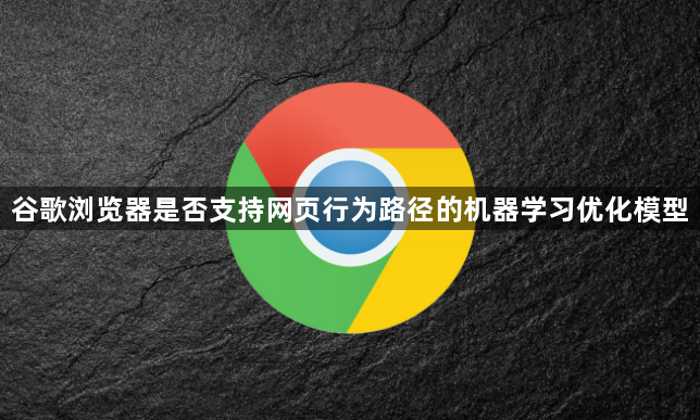 谷歌浏览器是否支持网页行为路径的机器学习优化模型1