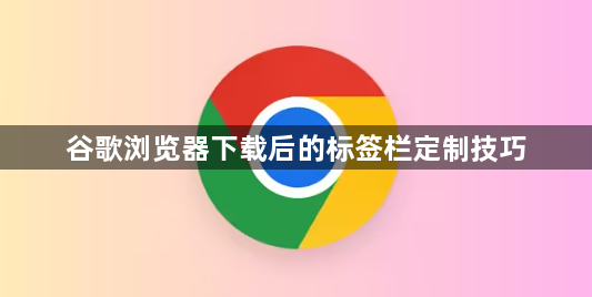 谷歌浏览器下载后的标签栏定制技巧1