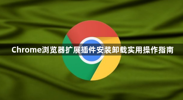 Chrome浏览器扩展插件安装卸载实用操作指南1