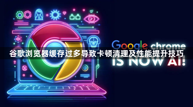 谷歌浏览器缓存过多导致卡顿清理及性能提升技巧1