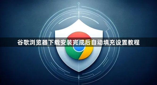 谷歌浏览器下载安装完成后自动填充设置教程1