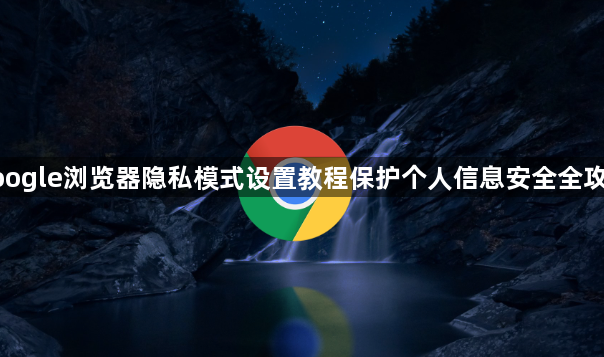 google浏览器隐私模式设置教程保护个人信息安全全攻略1