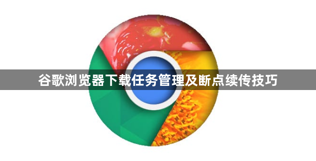 谷歌浏览器下载任务管理及断点续传技巧1