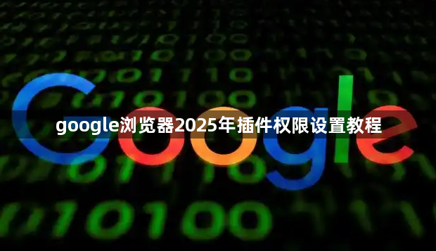 google浏览器2025年插件权限设置教程1